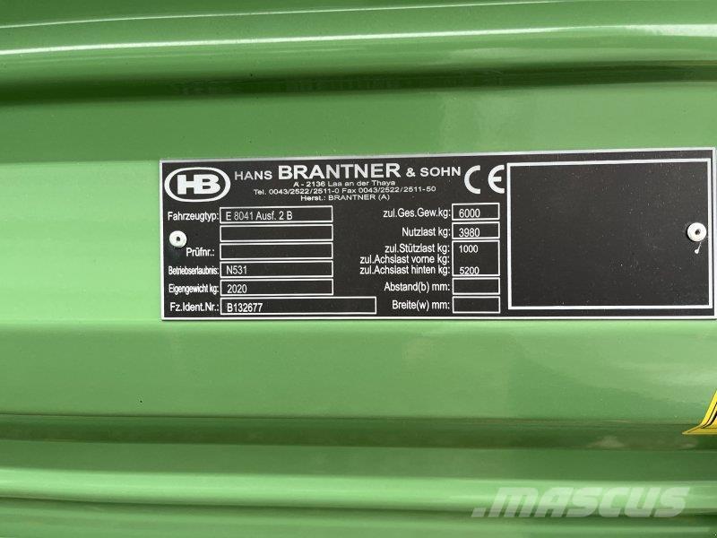 Brantner E6040 Ανατρεπόμενες ρυμούλκες