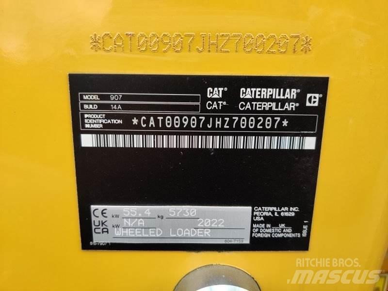 CAT 907 Φορτωτές με λάστιχα (Τροχοφόροι)