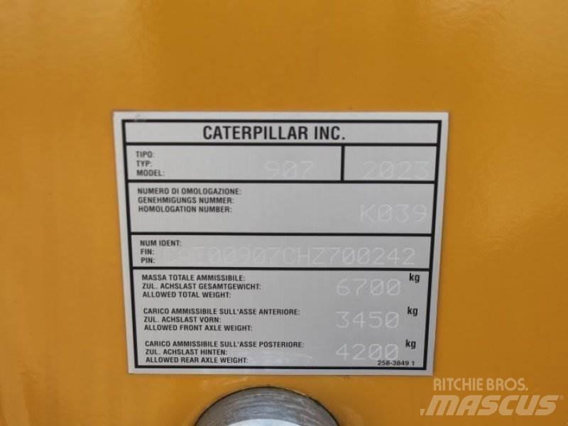 CAT 907 Φορτωτές με λάστιχα (Τροχοφόροι)