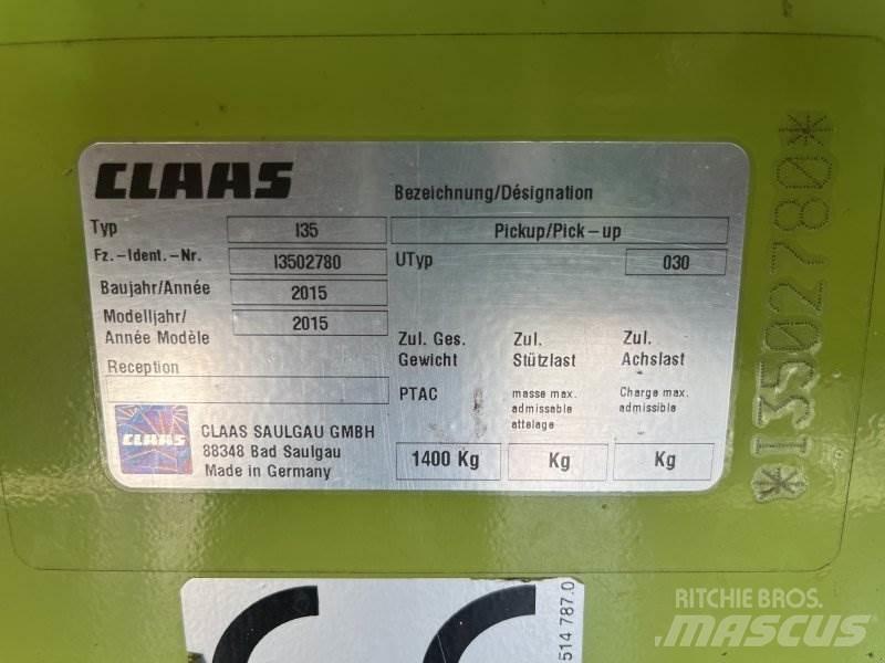 CLAAS Pick-Up Κεφαλές θεριζοαλωνιστικών μηχανών