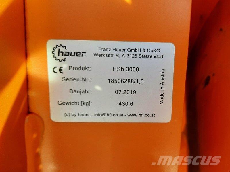 Hauer HSH 3000 Εκχιονιστήρες και χιονοδιώχτες