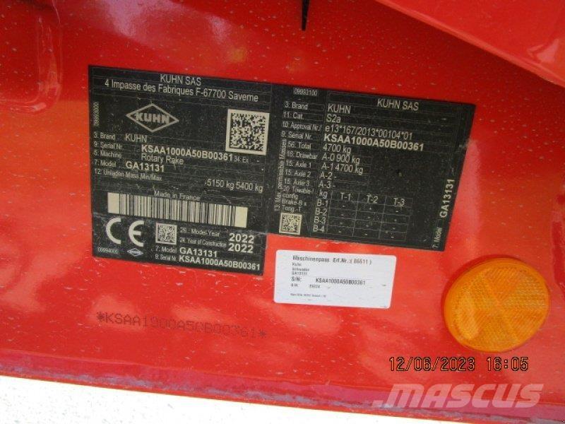 Kuhn GA 13131 Αναμοχλευτήρες