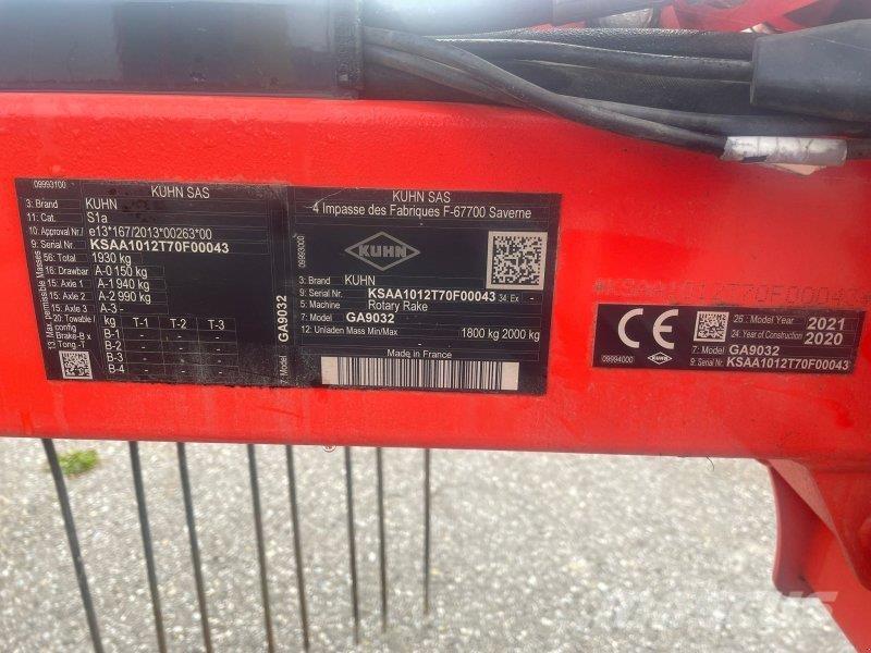 Kuhn GA 9032 Αναμοχλευτήρες
