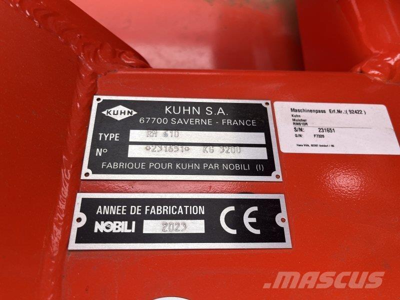 Kuhn RM610R Ενσιρωκοπτικές μηχανές