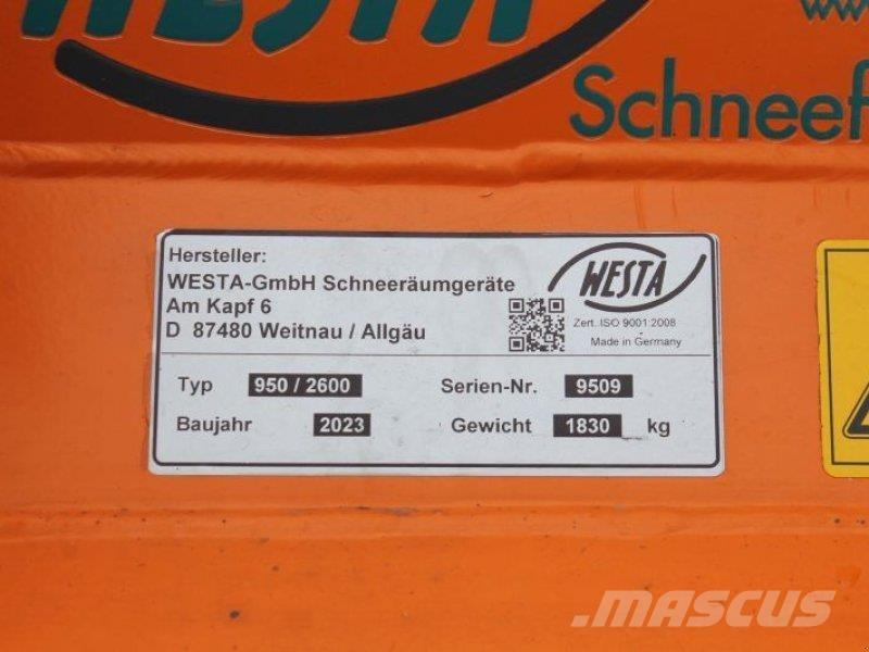  WESTA 950/2600 Εκτοξευτές χιονιού