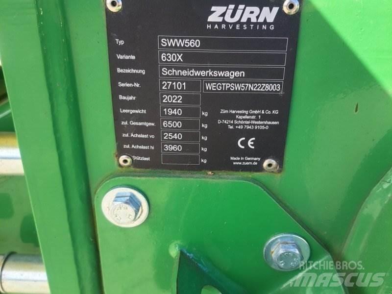 Zürn SWW 560 Κεφαλές θεριζοαλωνιστικών μηχανών