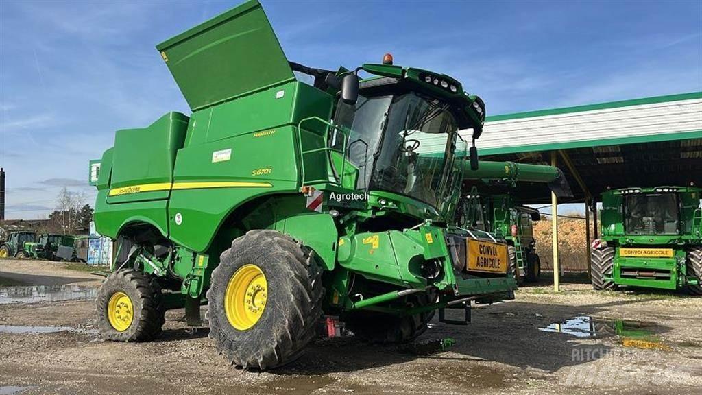 John Deere S670 Θεριζοαλωνιστικές μηχανές