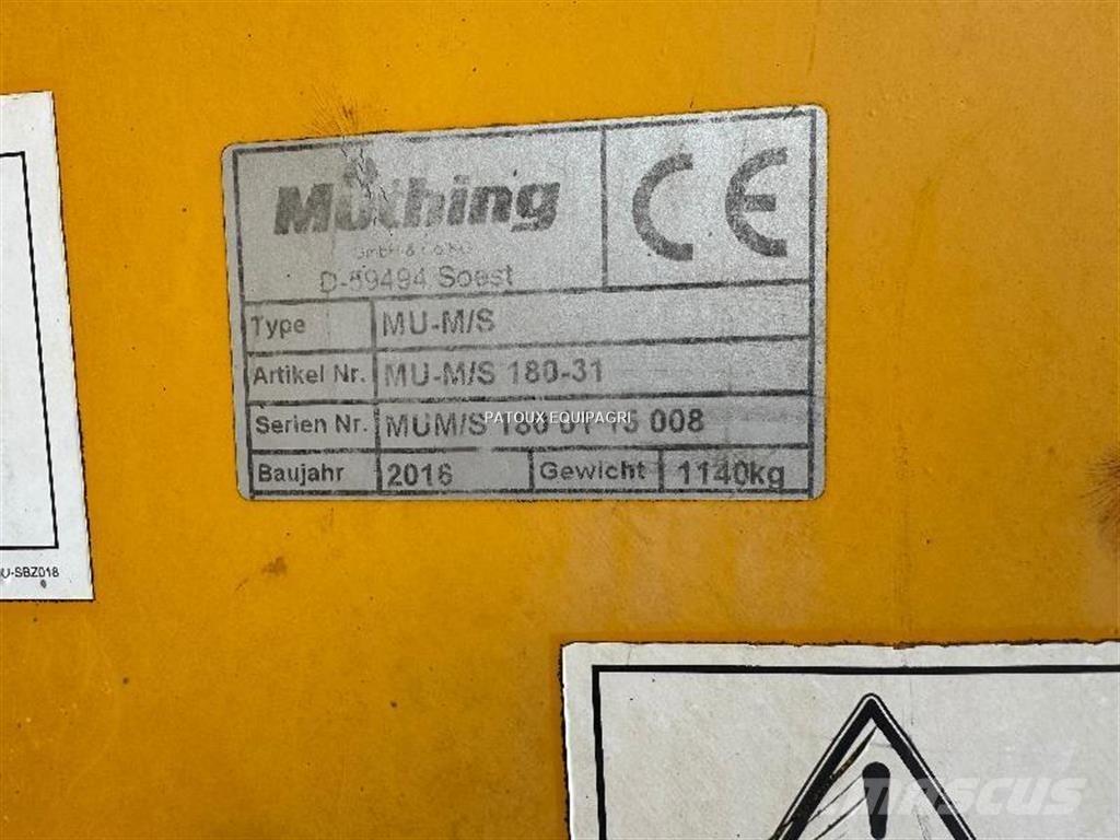 Müthing MU/MS-180 Σβολοκόπτες και περιστροφικά άροτρα