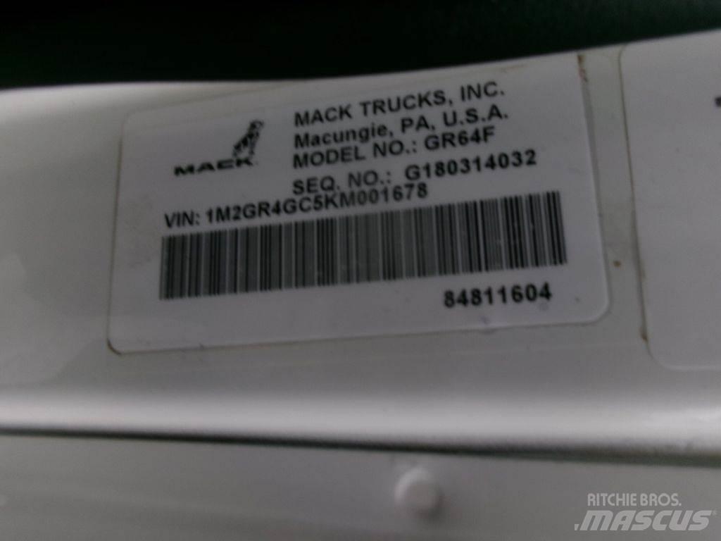 Mack GU713 Φορτηγά Ανατροπή