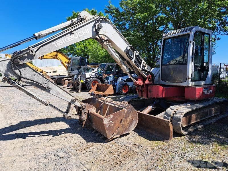 Takeuchi TB80FR Εκσκαφάκι (διαβολάκι) < 7t
