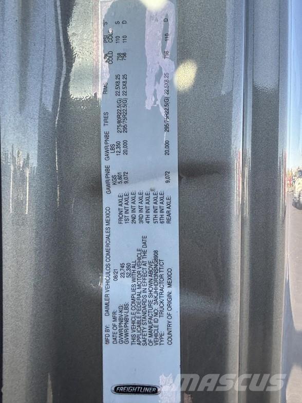 Freightliner CASCADIA 126 Τράκτορες