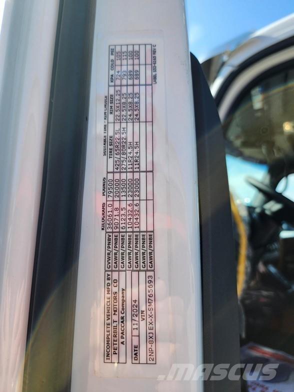 Peterbilt 548 Φορτηγά Ανατροπή