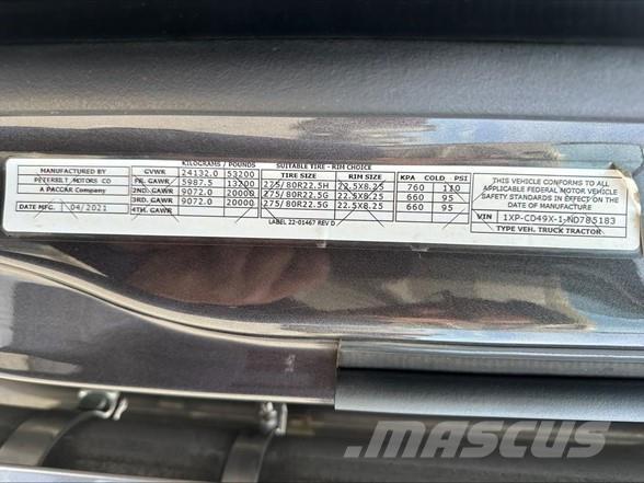 Peterbilt 567 Τράκτορες
