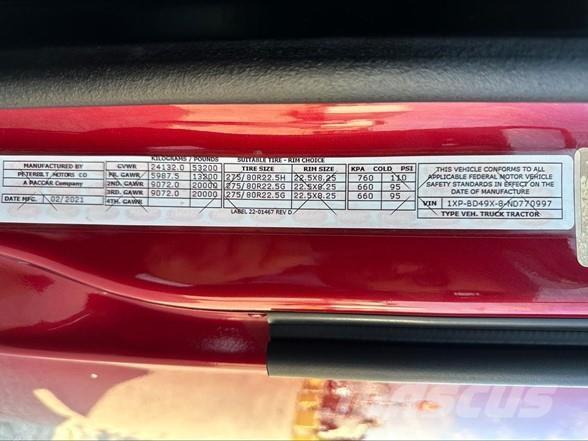 Peterbilt 579 Τράκτορες