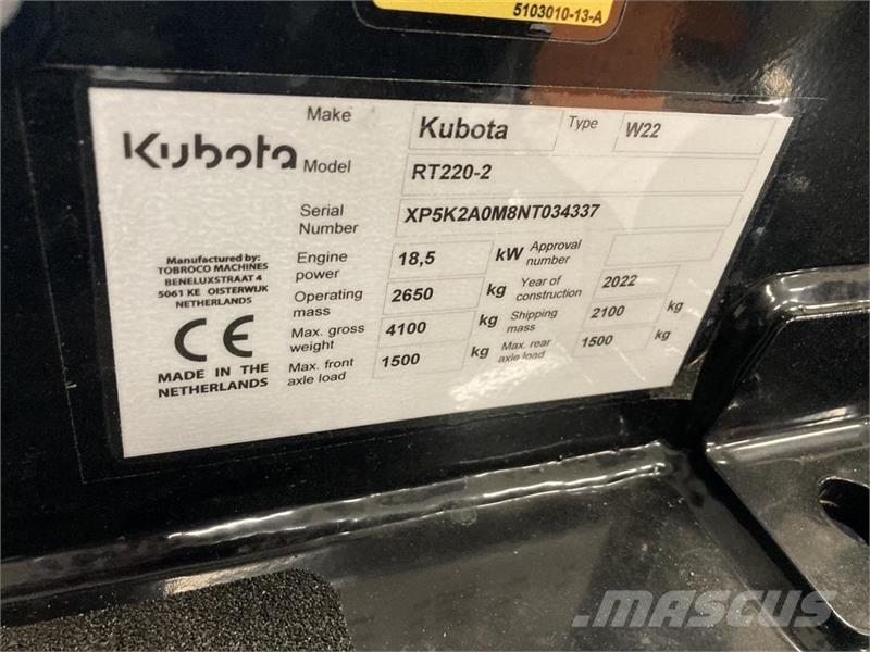 Kubota RT 220- 2 Μίνι φορτωτές
