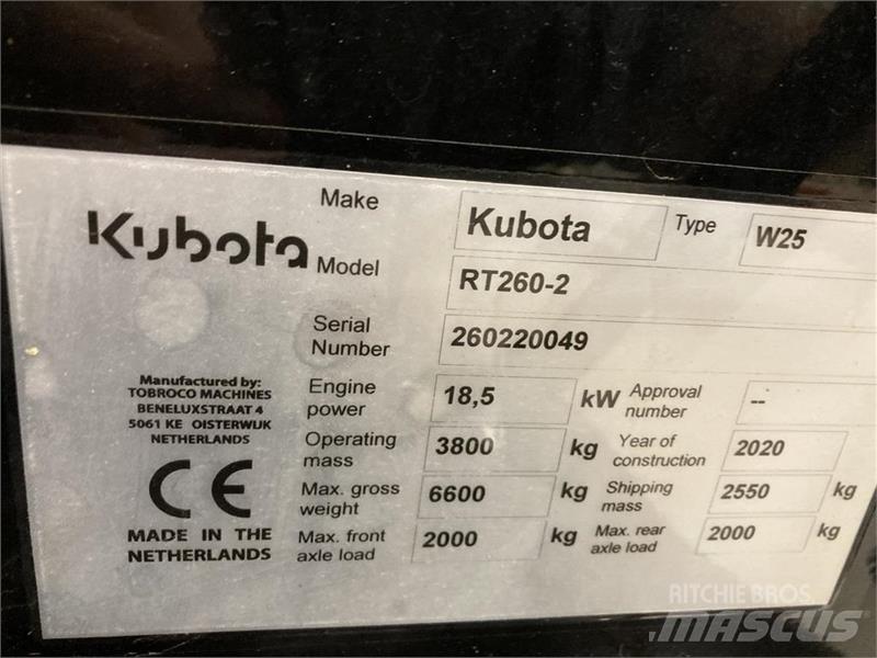 Kubota RT260-2 Μίνι φορτωτές
