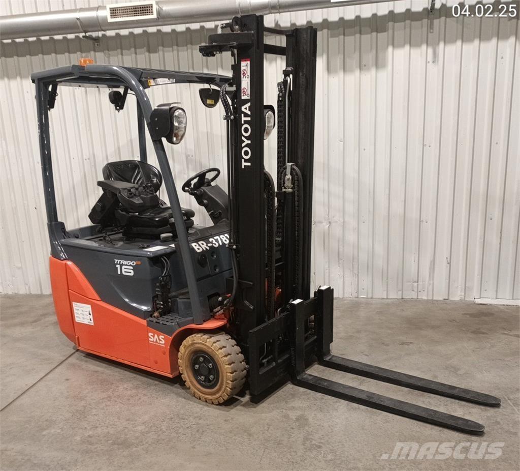 Toyota 8FBE16T Ηλεκτρικά περονοφόρα ανυψωτικά κλαρκ