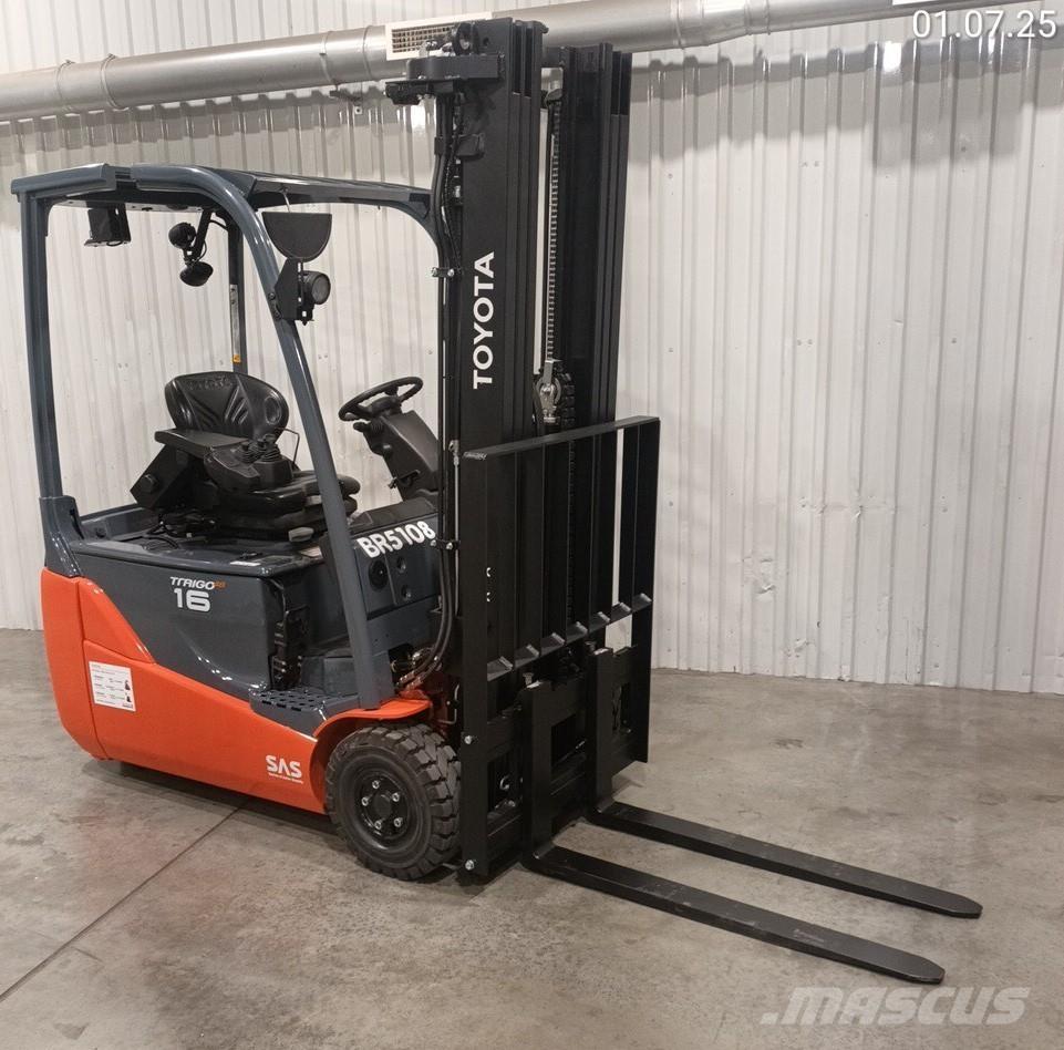 Toyota 8FBE16T Ηλεκτρικά περονοφόρα ανυψωτικά κλαρκ