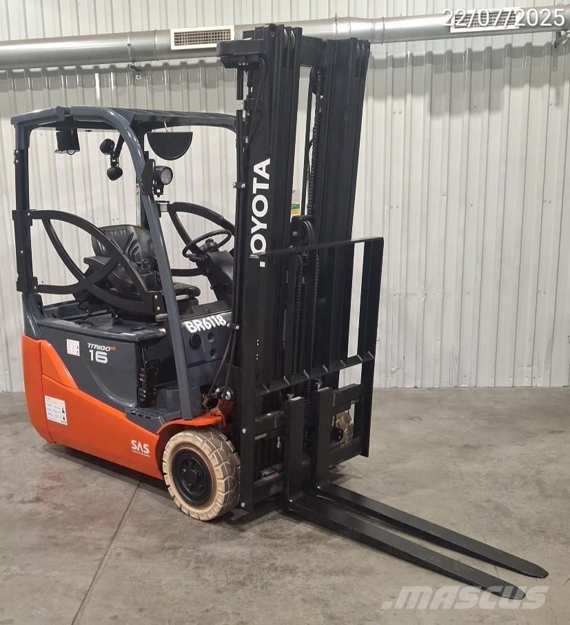 Toyota 8FBE16T Ηλεκτρικά περονοφόρα ανυψωτικά κλαρκ