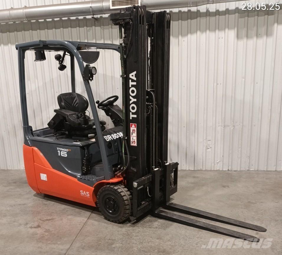 Toyota 8FBE16T Ηλεκτρικά περονοφόρα ανυψωτικά κλαρκ