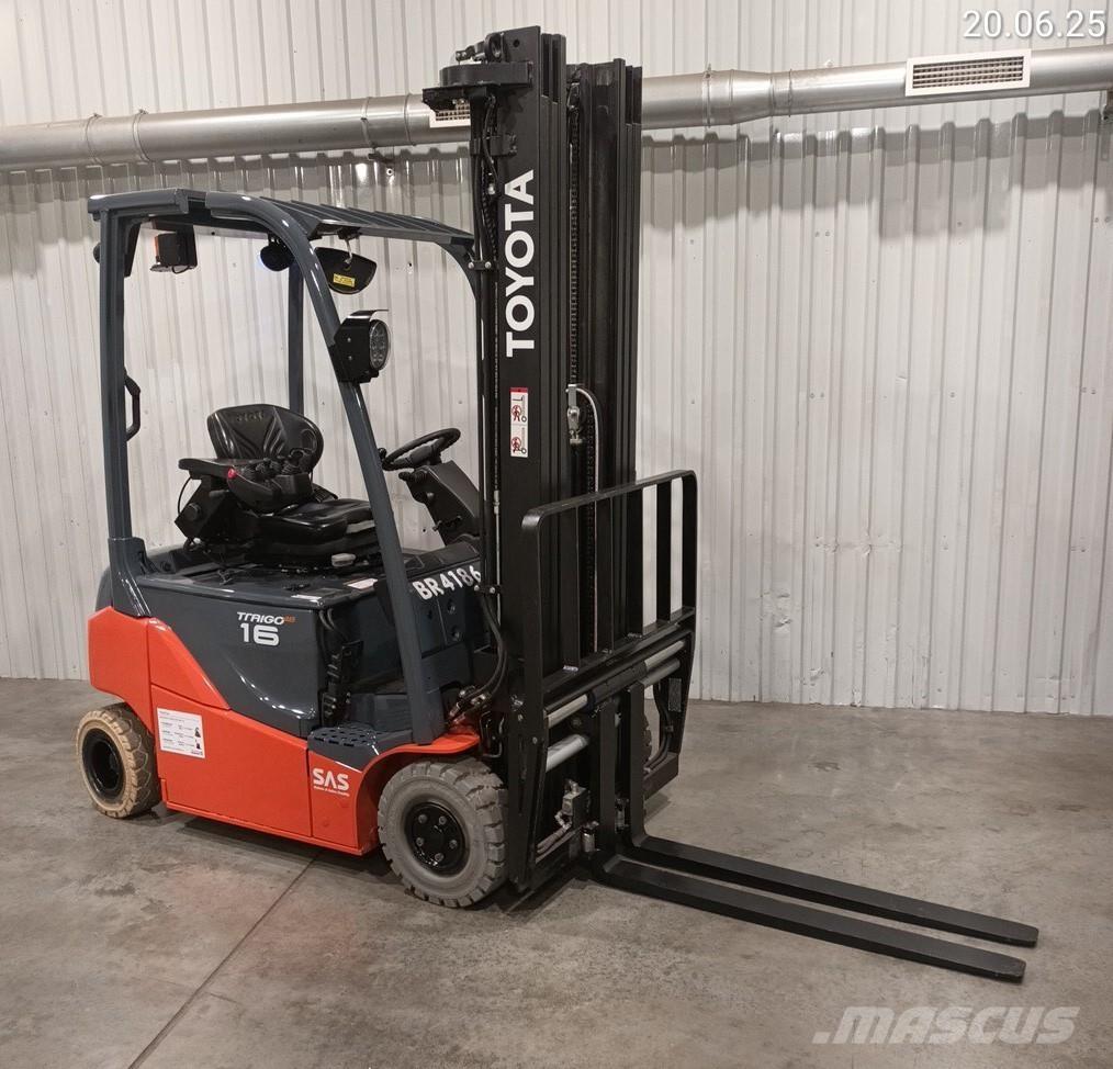 Toyota 8FBMK16T Ηλεκτρικά περονοφόρα ανυψωτικά κλαρκ