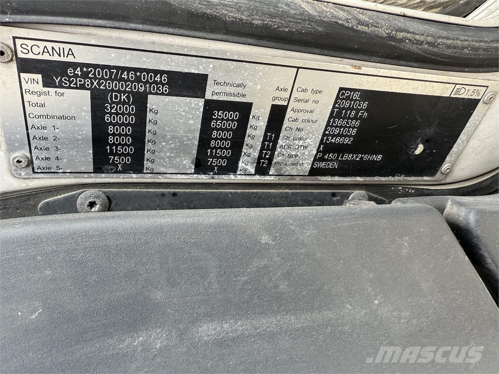 Scania P450 Euro6 Αποφρακτικά οχήματα