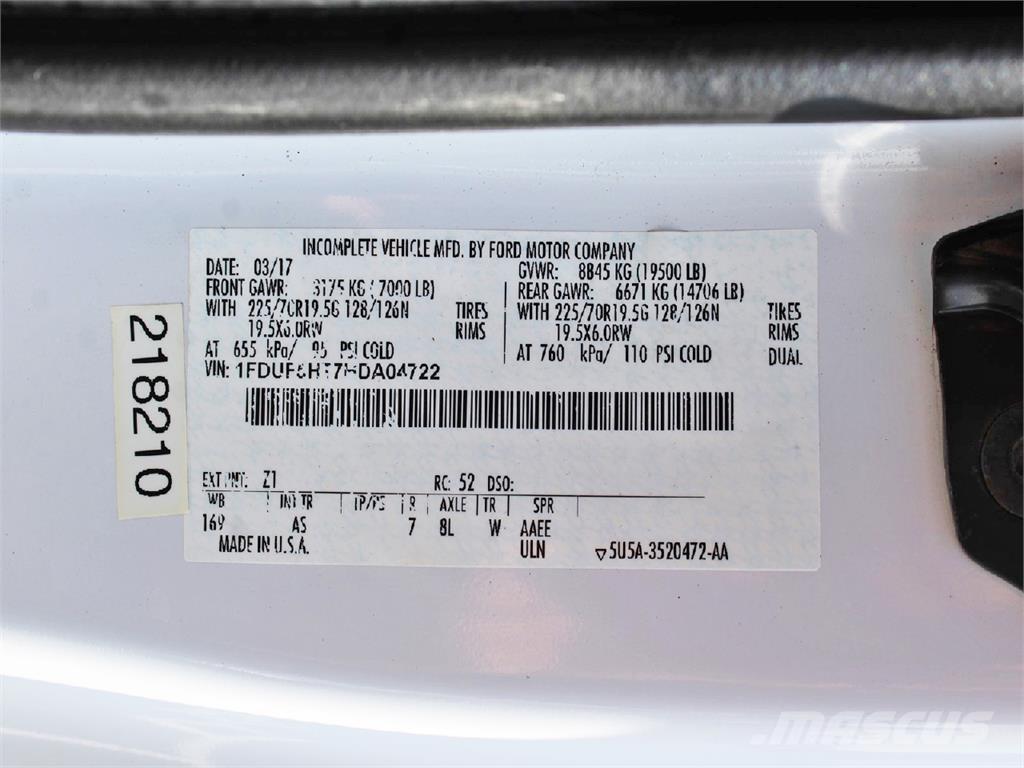 Ford F550 Δημοτικά οχήματα/Οχήματα γενικής χρήσης