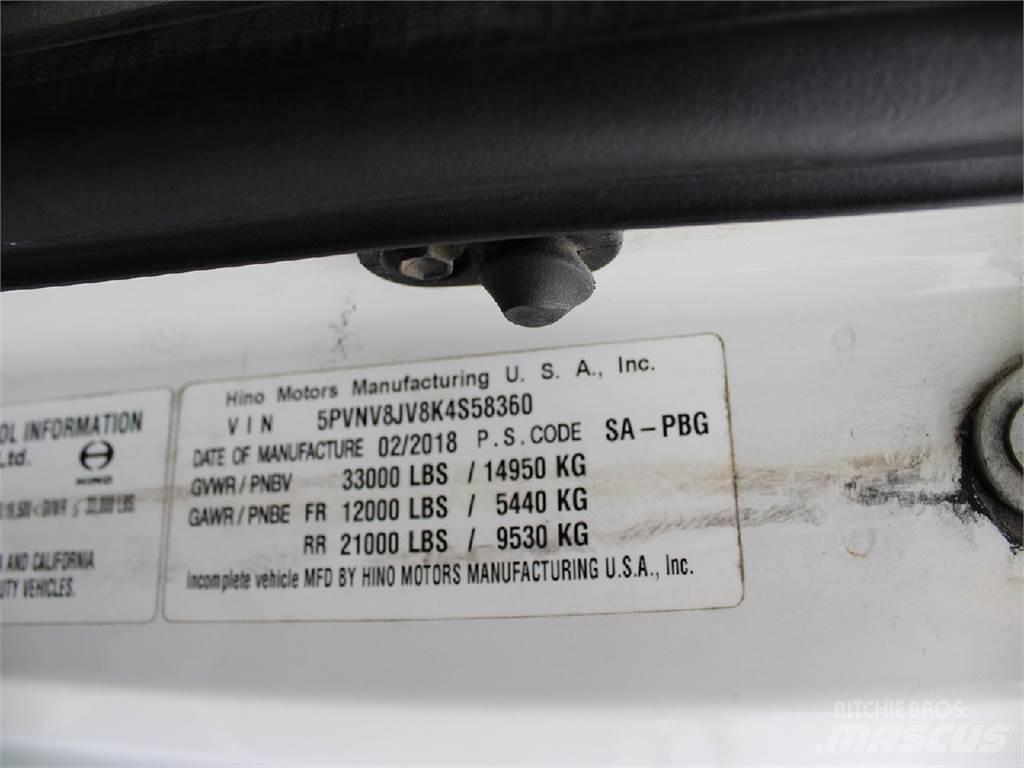 Hino 338 Φορτηγά Kαρότσα με ανοιγόμενα πλαϊνά
