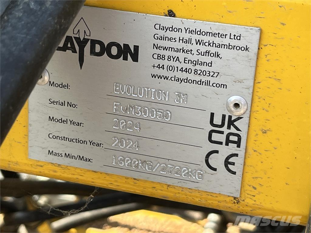 Claydon 3M EVO Άλλα γεωργικά μηχανήματα