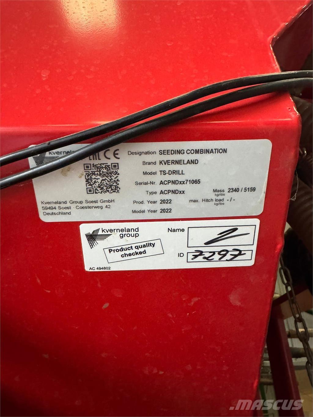 Kverneland 4.8M Άλλα γεωργικά μηχανήματα