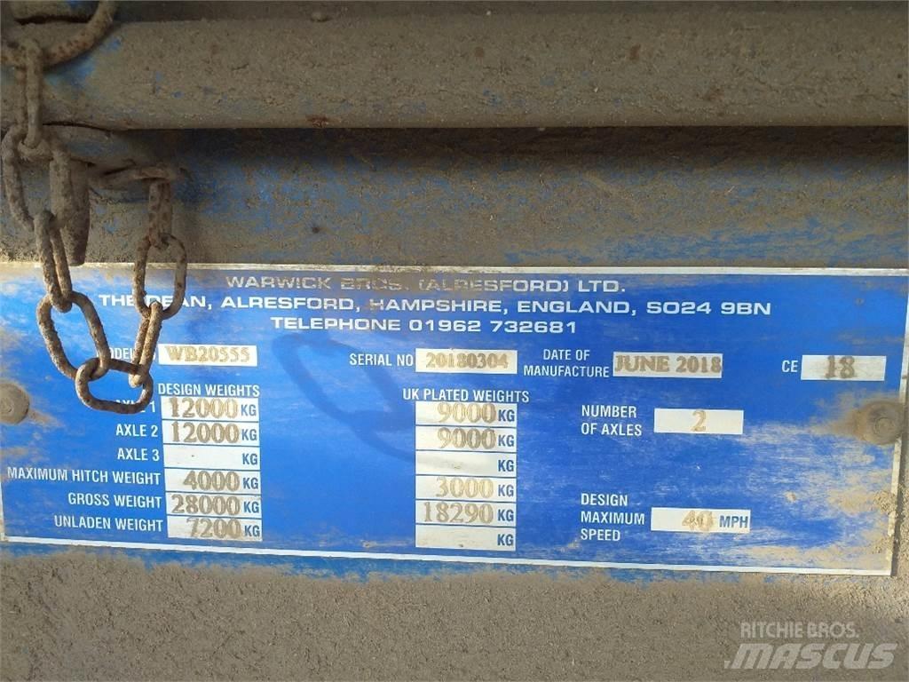  WARWICK 20 TONNE Λοιπές ρυμούλκες