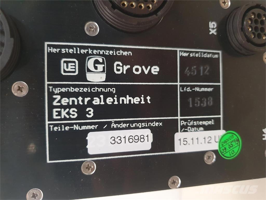 Grove EKS 3 LMB Εξαρτήματα και εξοπλισμός για γερανούς