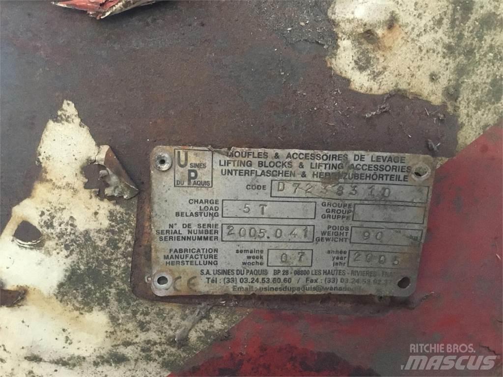  Hookblock 5ton Εξαρτήματα και εξοπλισμός για γερανούς