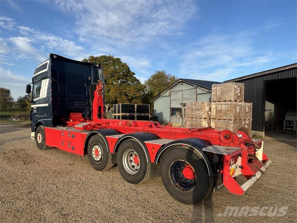 DAF XF 510 FAK 8X2 Φορτηγά ανατροπή με γάντζο