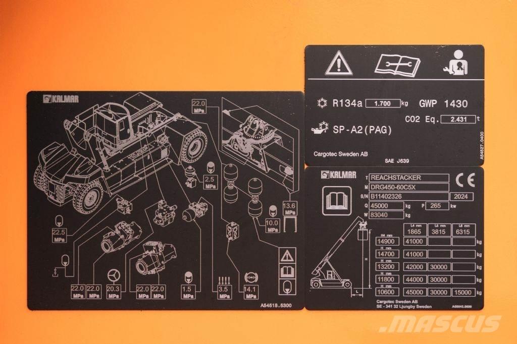 Kalmar DRG450-60C5X Γερανοί στοίβαξης εμπορευματοκιβωτίων