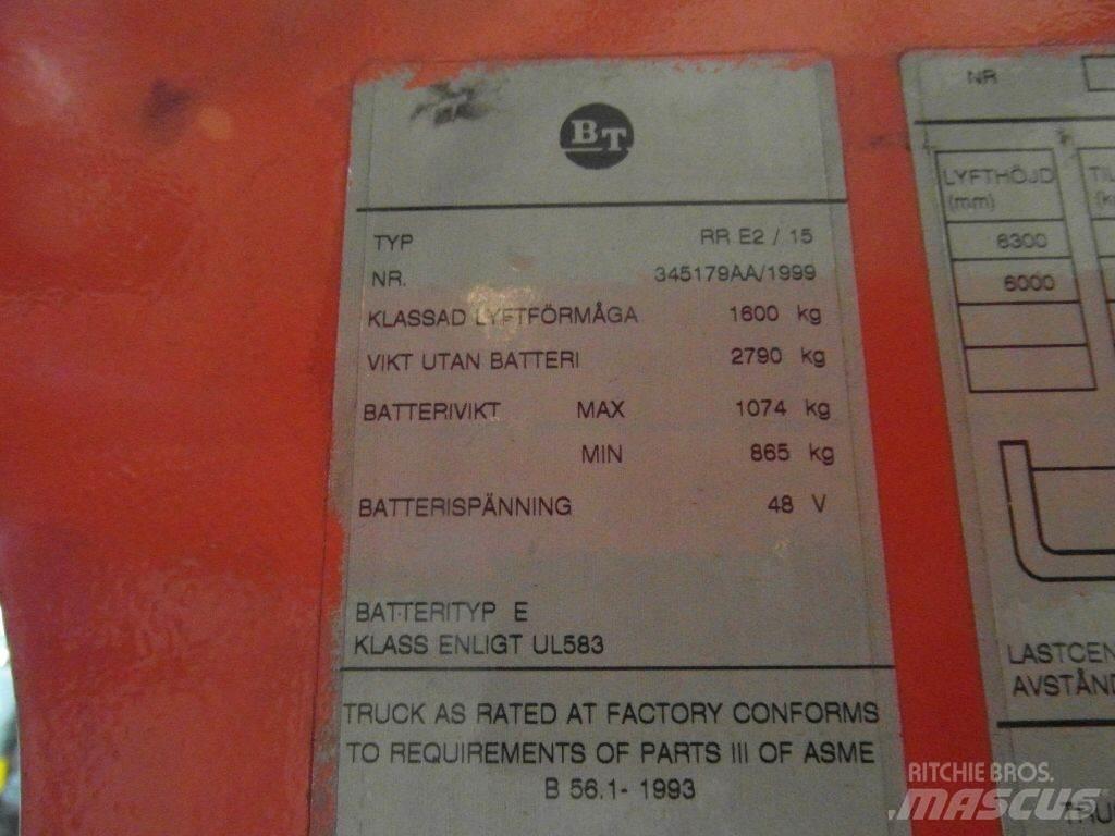 BT RRE2/15 Ανυψωτικά στενών δρόμων