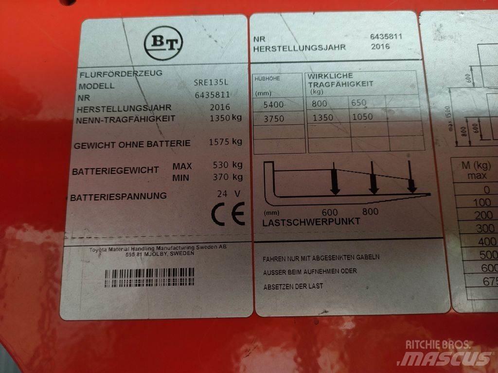 BT SRE 135L Ηλεκτρικά περονοφόρα ανυψωτικά κλαρκ