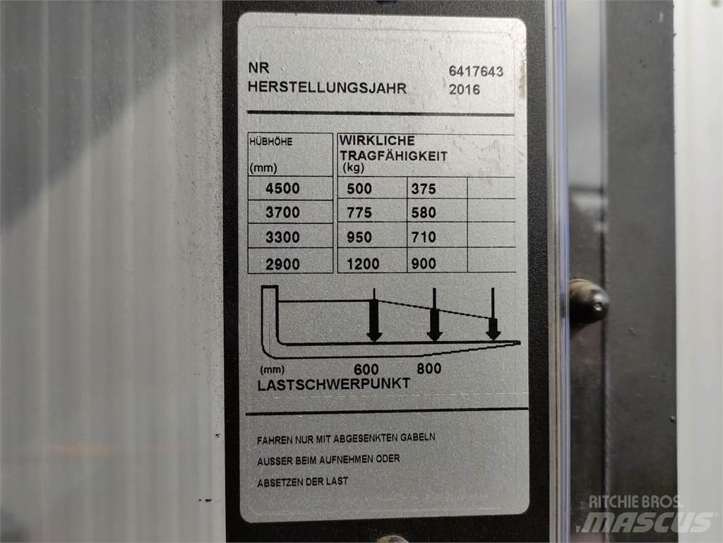 BT SWE120 Παλετοφόρα πεζού χειριστή με ιστό