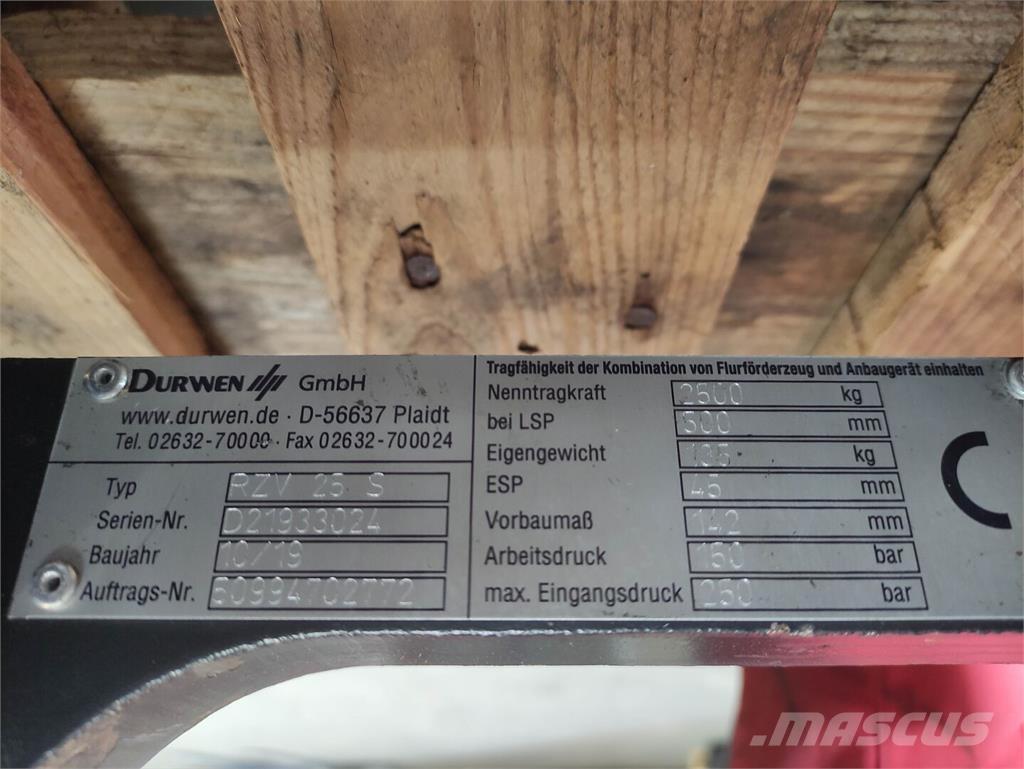 Durwen RZV 25 S Χειρισμός Υλικών - Άλλα