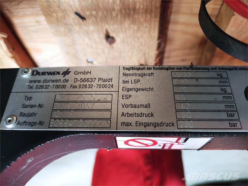 Durwen RZV 25 S Χειρισμός Υλικών - Άλλα