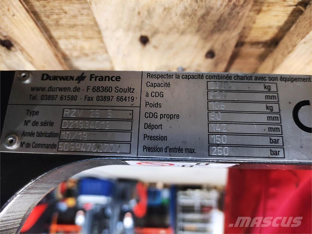 Durwen RZV 25 S Χειρισμός Υλικών - Άλλα