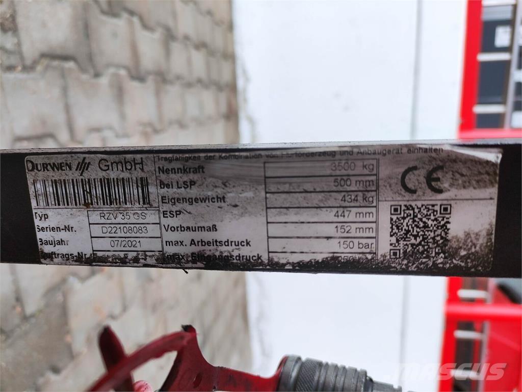 Durwen RZV 35 GS Χειρισμός Υλικών - Άλλα