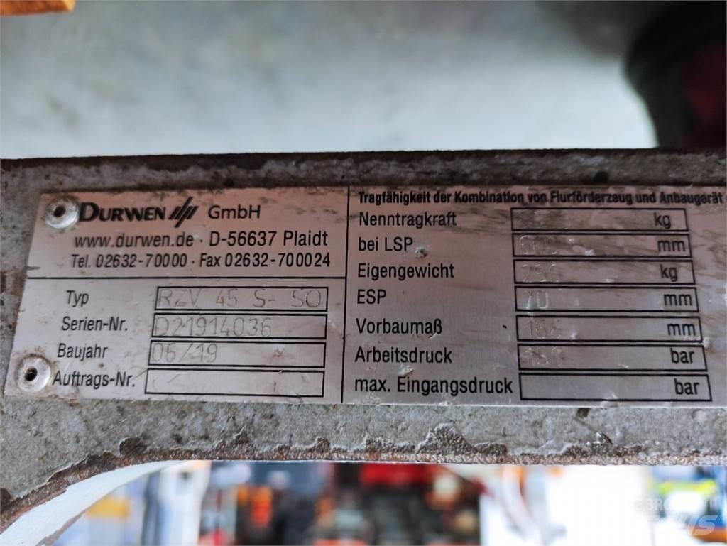 Durwen RZV45S-S0 Χειρισμός Υλικών - Άλλα