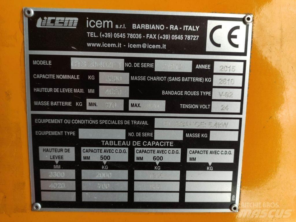 Icem CTS20/402 FT Ανυψωτικά στενών δρόμων