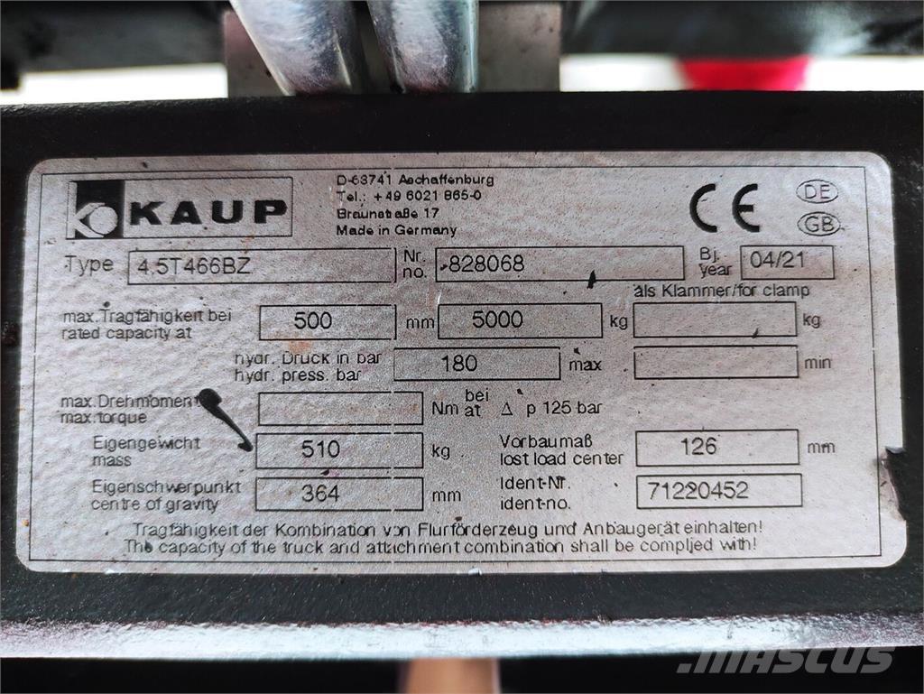 Kaup 4.5T466BZ Χειρισμός Υλικών - Άλλα