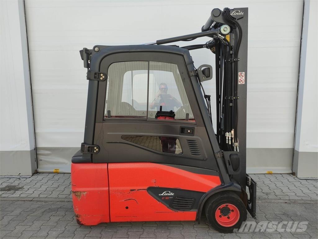 Linde E18L-02-386 Ηλεκτρικά περονοφόρα ανυψωτικά κλαρκ