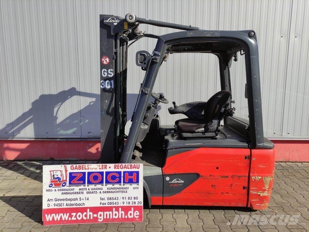 Linde E20L-02-386 Ηλεκτρικά περονοφόρα ανυψωτικά κλαρκ