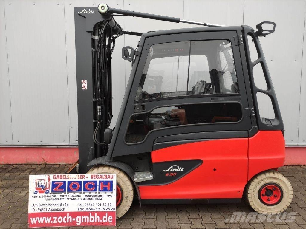 Linde E50HL-01-388 Ηλεκτρικά περονοφόρα ανυψωτικά κλαρκ