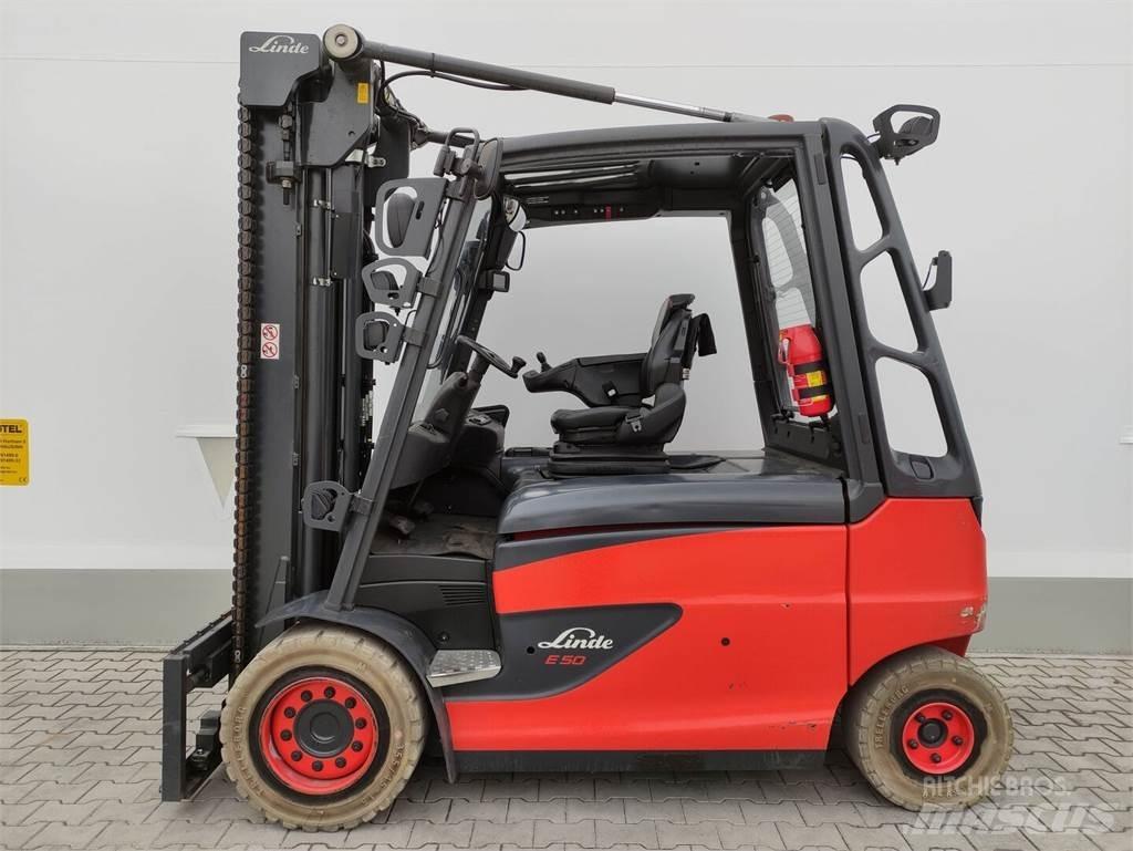 Linde E50HL-01-388 Ηλεκτρικά περονοφόρα ανυψωτικά κλαρκ