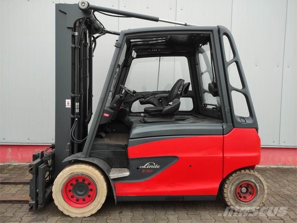 Linde E50HL-01-600 Ηλεκτρικά περονοφόρα ανυψωτικά κλαρκ